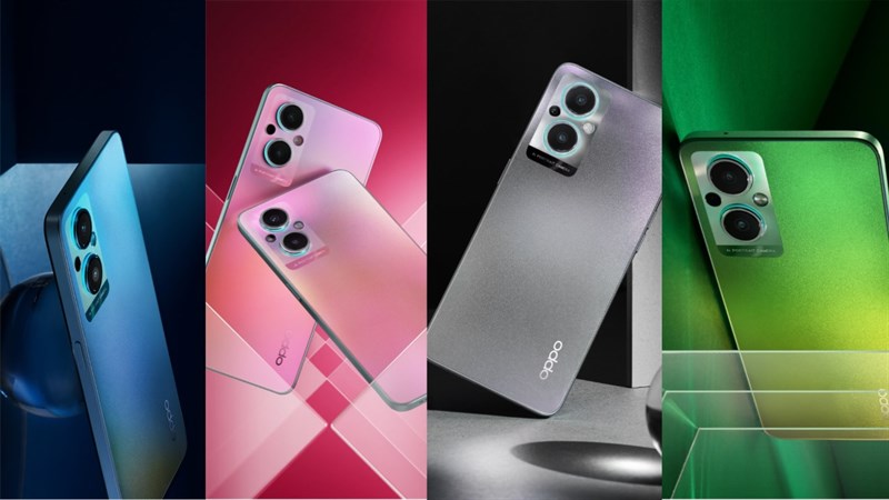 Mặt lưng với công nghệ OPPO Glow mang lại vẻ ngoài cực kì sang trọng, nịnh mắt.