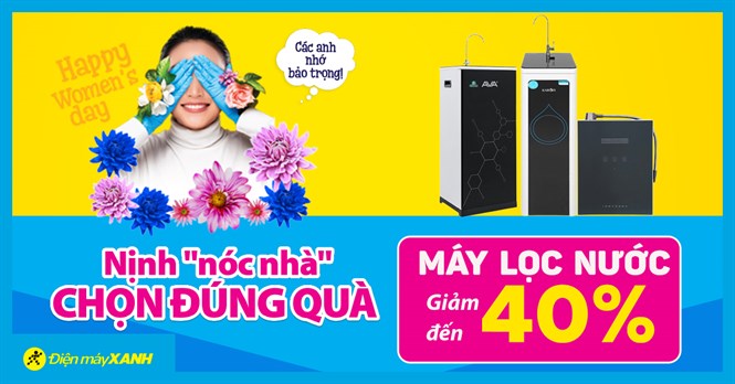 Đón đầu hè nóng, máy lọc nước giảm SỐC 40%, miễn phí lắp đặt, mua ngay!
