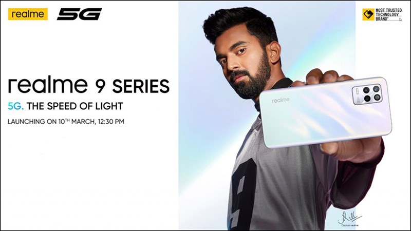 Realme ấn định ngày ra mắt Realme 9 Series
