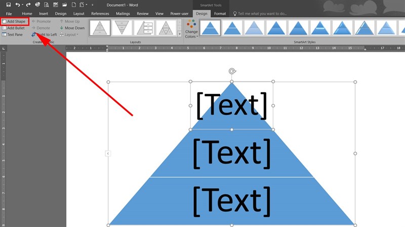 Cách vẽ hình tháp trong Word giúp thể hiện số liệu trực quan (2023)