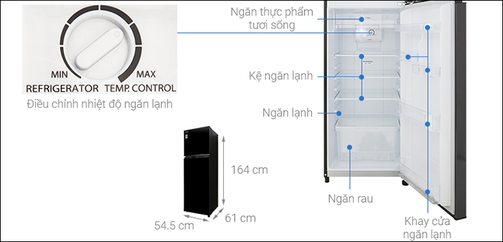 Nếu bạn bảo quản nhiều thực phẩm, thì tăng điều chỉnh lên mức 4 hoặc 5