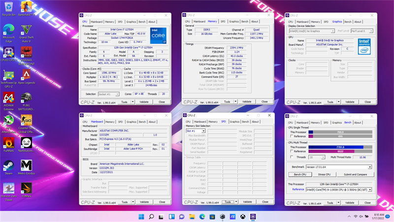 Kết quả bài test hiệu năng của Strix SCAR 15 với phần mềm CPU - Z. Nguồn: ASUS. Kết quả bài test hiệu năng của Strix SCAR 15 với phần mềm CPU - Z. Nguồn: ASUS.