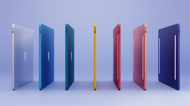 MacBook Air M2 (2022) hứa hẹn sẽ có nhiều sự lựa chọn về màu sắc cho người dùng