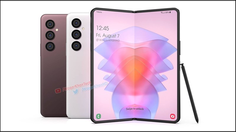 Hình ảnh concept Galaxy Z Fold4 có hỗ trợ bút S-Pen Hình ảnh concept Galaxy Z Fold4 có hỗ trợ bút S-Pen