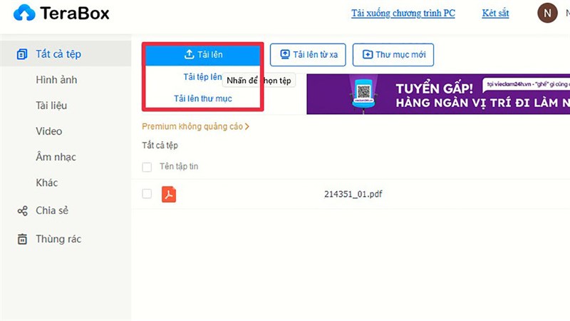Cách nhận thêm 1TB trên máy tính hoàn toàn miễn phí