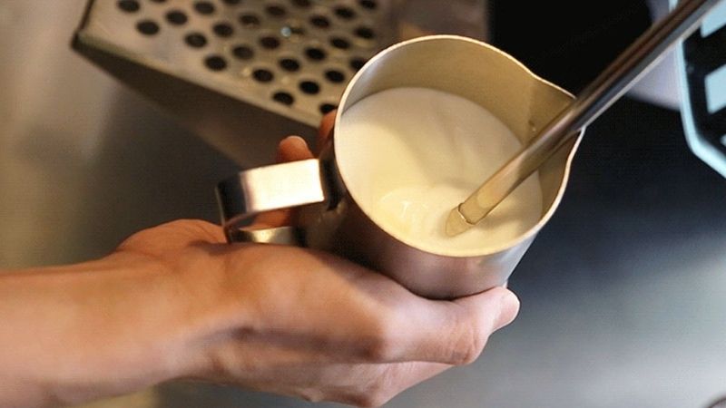Cách đánh bọt sữa bằng máy pha cà phê