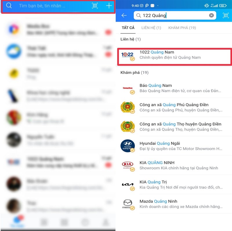 Cách tra cứu tiến độ hồ sơ trên Zalo
