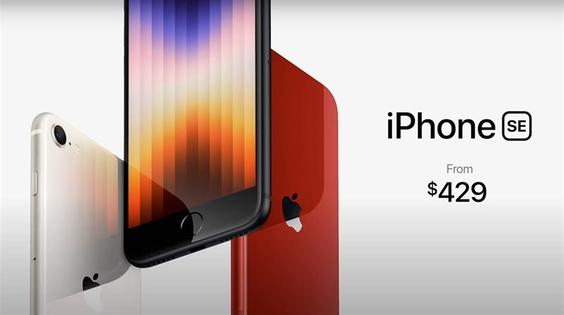 iPhone SE 3 (iPhone SE 2022) giá từ 429 USD