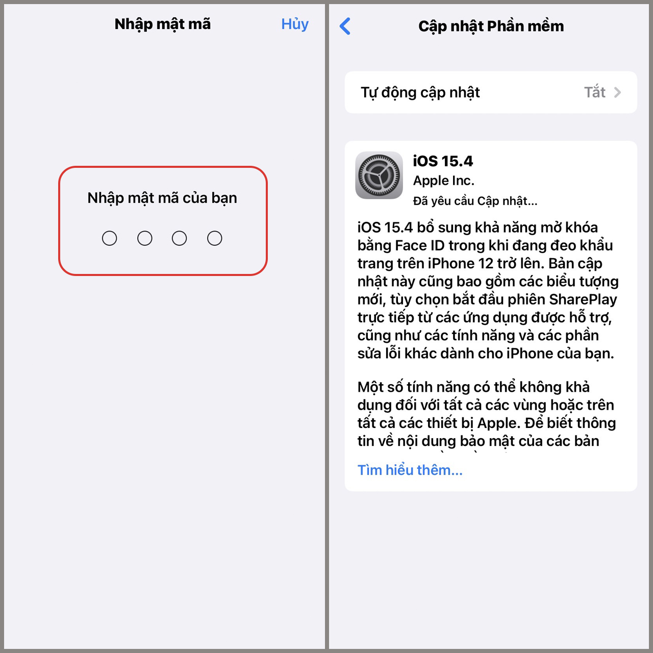 Phiên bản cập nhật iOS 15.4 mới nhất, thao tác cực kỳ đơn giản Phiên bản cập nhật iOS 15.4 mới nhất, thao tác cực kỳ đơn giản