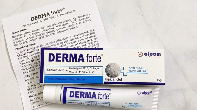 Đánh giá hiệu quả kem chấm mụn Derma Forte