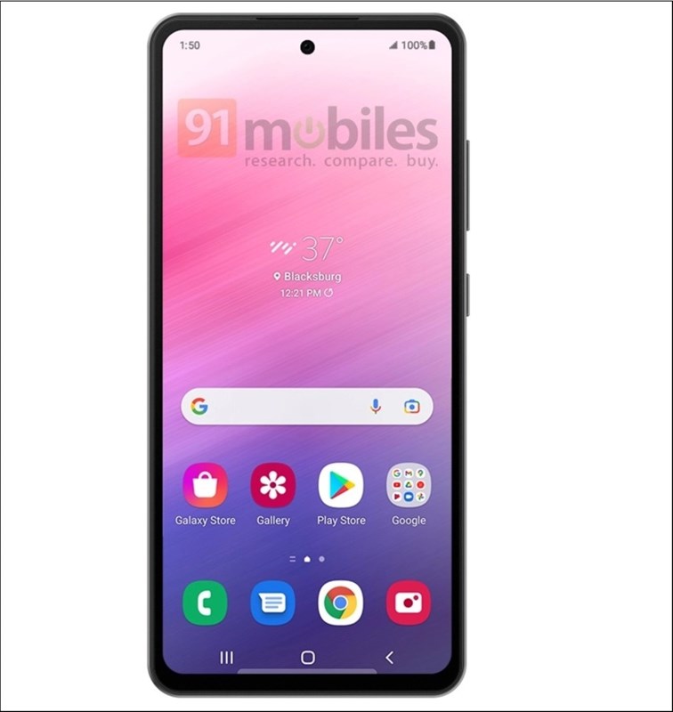 Hình ảnh render Galaxy A73 lộ diện Hình ảnh render Galaxy A73 lộ diện
