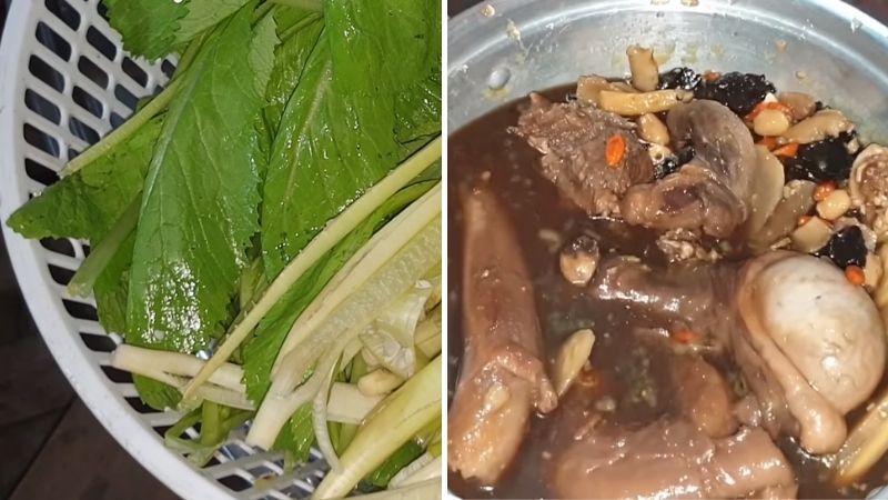 Thành phẩm ngầu pín bò hầm thuốc bắc