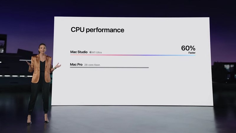 M1 Ultra có số điểm khủng, vượt xa chip Intel Xeon của Mac Pro