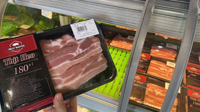 Giá thịt heo hôm nay 9/3 của thương hiệu Meat Master