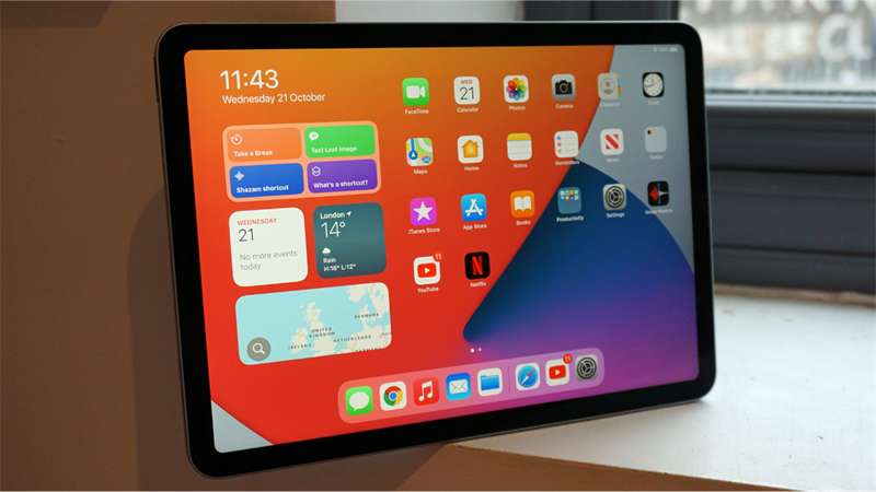 iPad Air 2022 có màn hình không thay đổi so với iPad Air 4