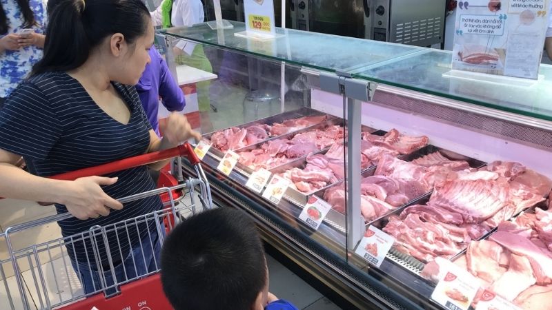 Giá thịt heo hôm nay 8/3 của thương hiệu CP