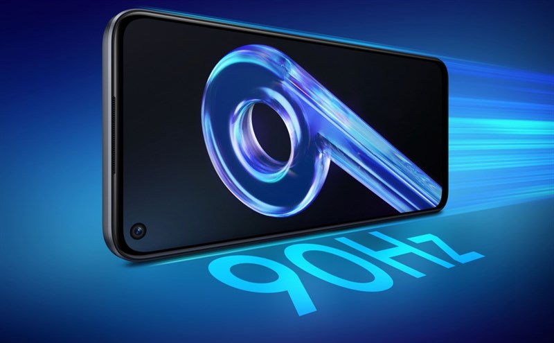 Màn hình của Realme 9 5G hỗ trợ tốc độ làm tươi 90 Hz