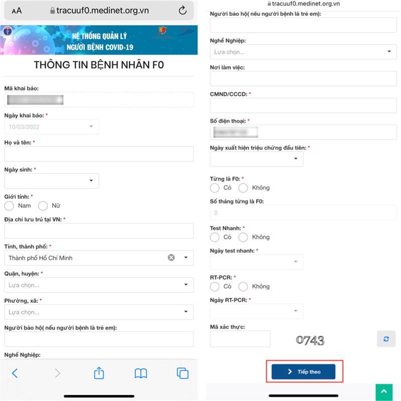 Cách đăng ký online lấy giấy chứng nhận F0 khỏi bệnh tại TPHCM