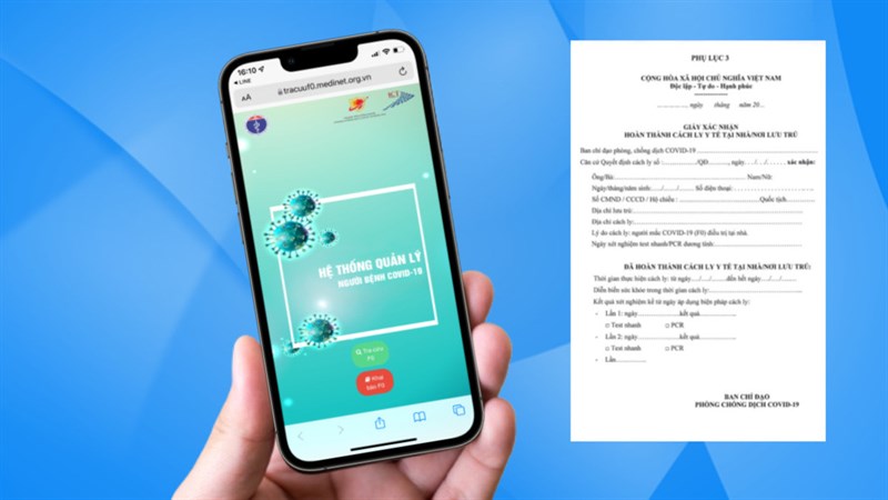 Cách đăng ký online lấy giấy chứng nhận F0 khỏi bệnh tại TPHCM