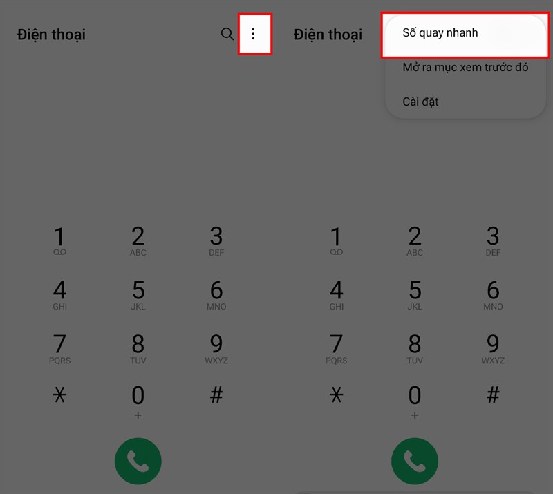 Cách cài đặt quay số nhanh trên điện thoại Samsung