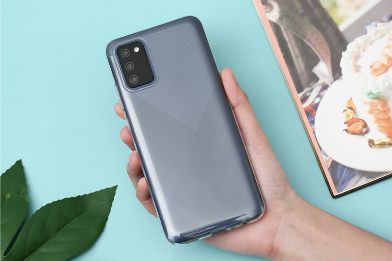 Ốp lưng Galaxy A02S Nhựa dẻo Nake Slim JM