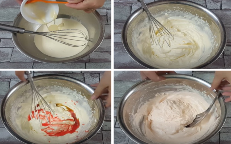 Đánh và trộn kem