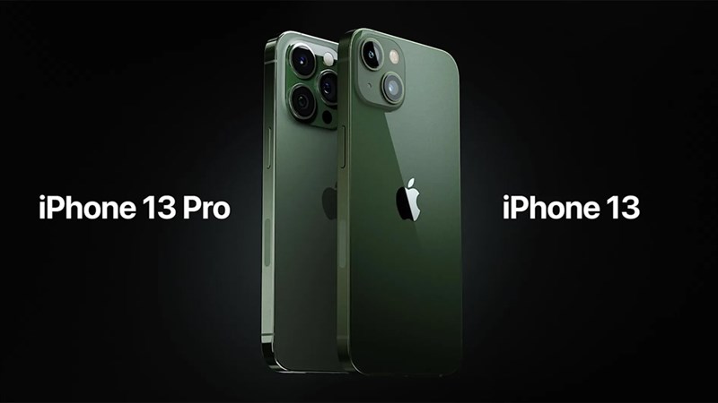 iPhone 13 và iPhone 13 Pro Xanh lá đang chuẩn bị cập bến TGDĐ rồi! Nguồn: Apple.