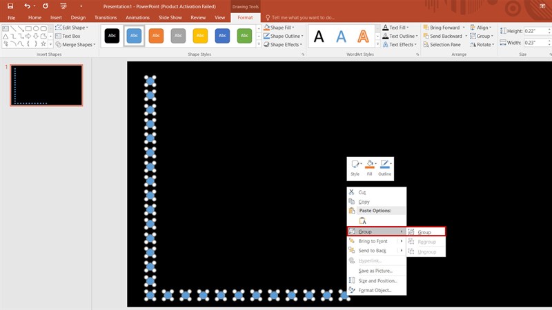 Hướng dẫn cách tạo hiệu ứng đèn led nhấp nháy trong PowerPoint