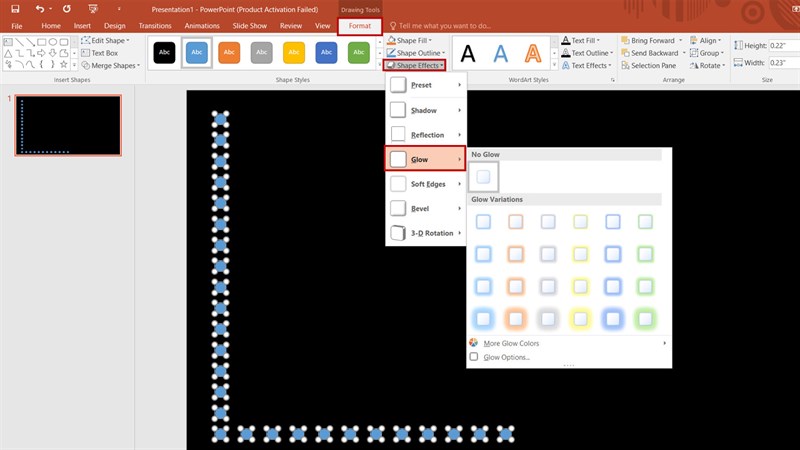 Hướng dẫn cách tạo hiệu ứng đèn led nhấp nháy trong PowerPoint
