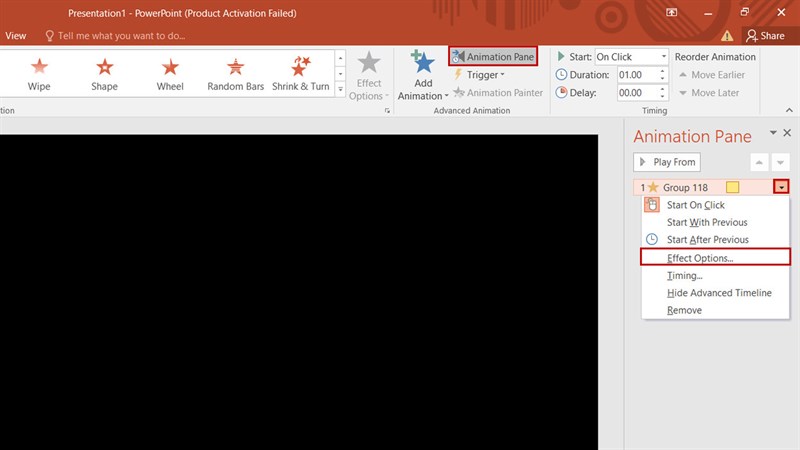 Hướng dẫn cách tạo hiệu ứng đèn led nhấp nháy trong PowerPoint