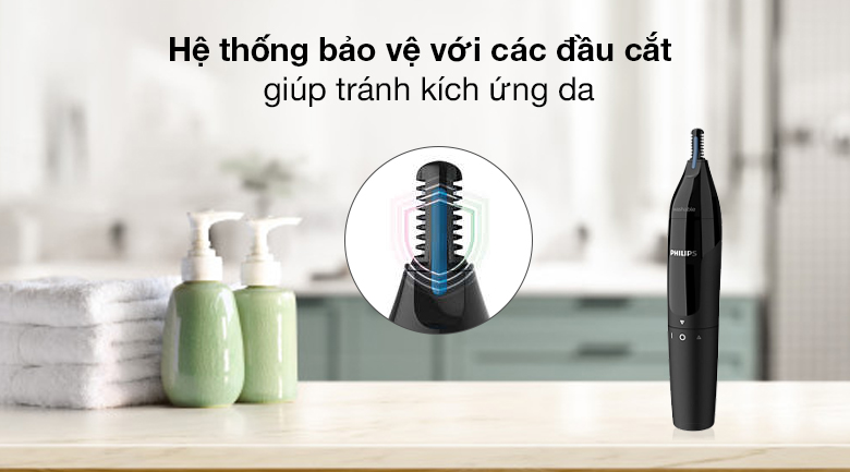 Máy tỉa lông mũi có tốt không? Kinh nghiệm chọn mua bạn nên biết > Chọn máy có kiểu dáng nhỏ gọn, thiết kế an toàn