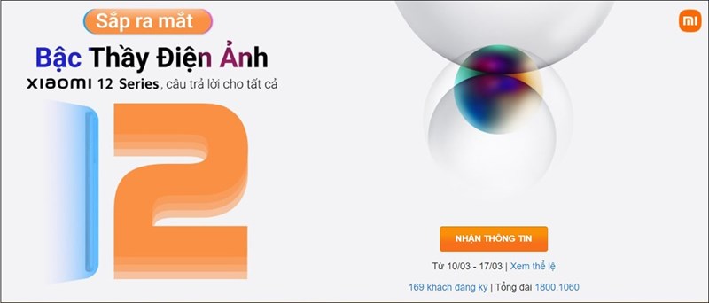 Cuối cùng ngày ra mắt Xiaomi 12 Series tại Việt Nam cũng được tiết lộ! Cuối cùng ngày ra mắt Xiaomi 12 Series tại Việt Nam cũng được tiết lộ!