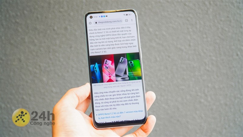 Với viên pin 4.500 mAh, OPPO Reno7 Z 5G có cho thời gian sử dụng ấn tượng?