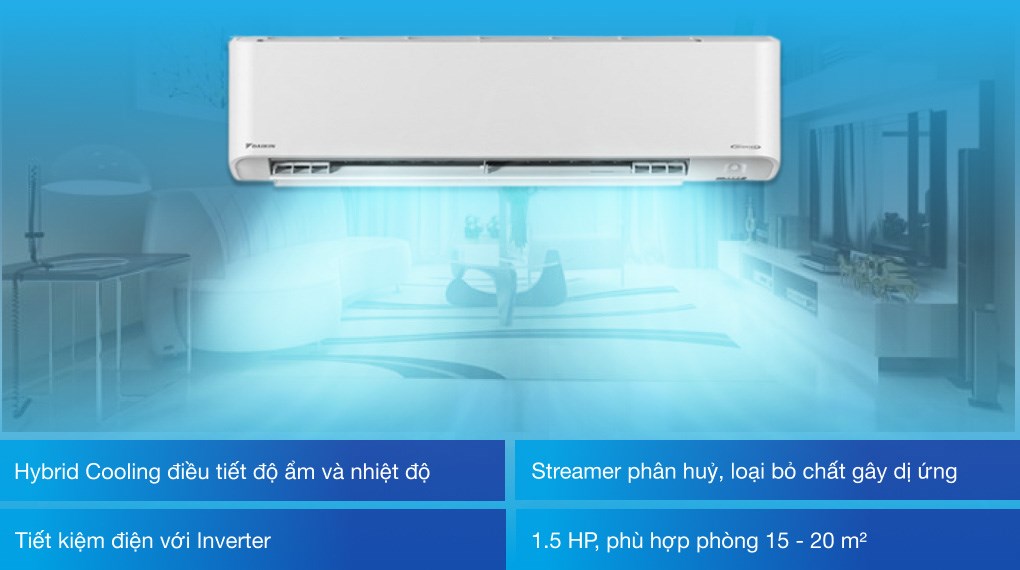 Bỏ túi các công nghệ lọc bụi trên máy lạnh Daikin để chọn mua sản phẩm ưng ý > Máy lạnh Daikin