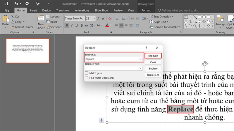 Hướng dẫn cách thay thế từ trong PowerPoint cực dễ dàng và nhanh chóng