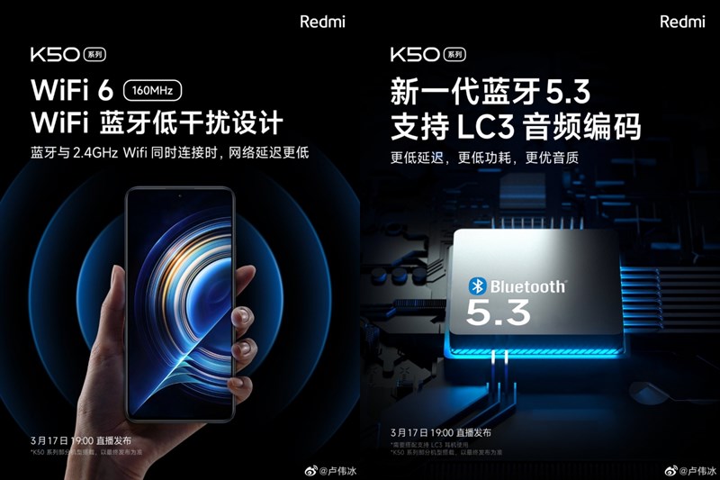 Redmi K50 series mang đến khả năng kết nối nhanh hơn Redmi K50 series mang đến khả năng kết nối nhanh hơn