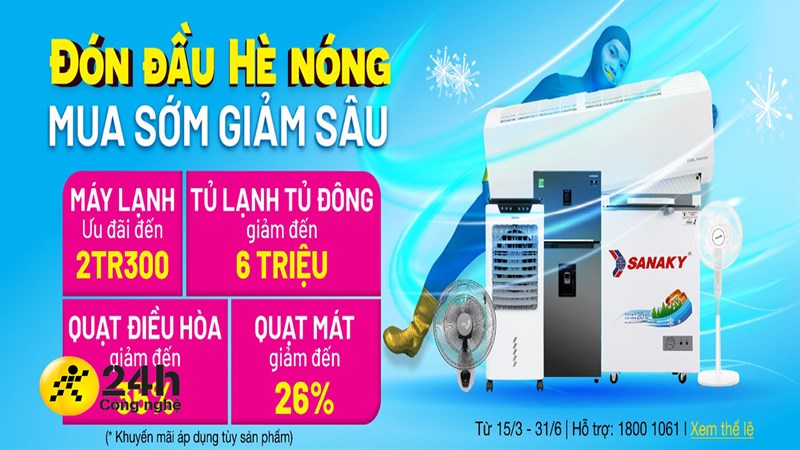 Đón đầu hè nóng