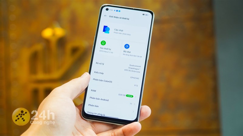 Trên tay OPPO Reno7 Z 5G: Thiết kế trẻ trung, cấu hình mạnh, pin khá