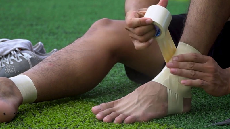 Không quấn băng sau khi dùng menthol