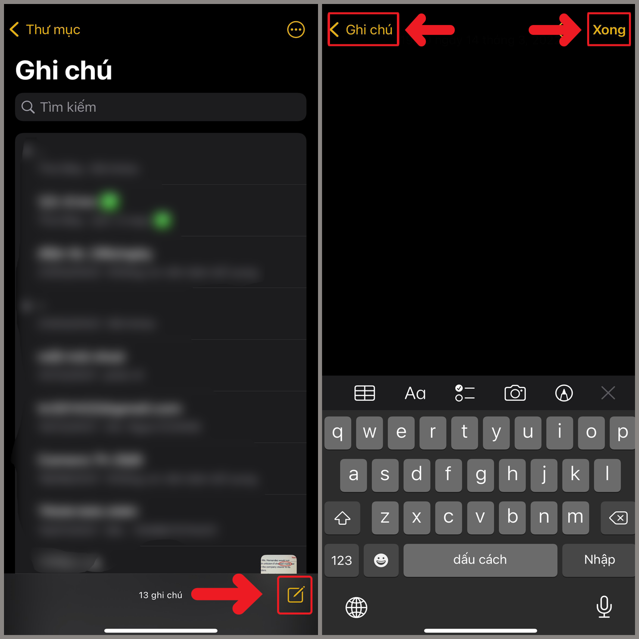 Khóa ghi chú trên iPhone Khóa ghi chú trên iPhone