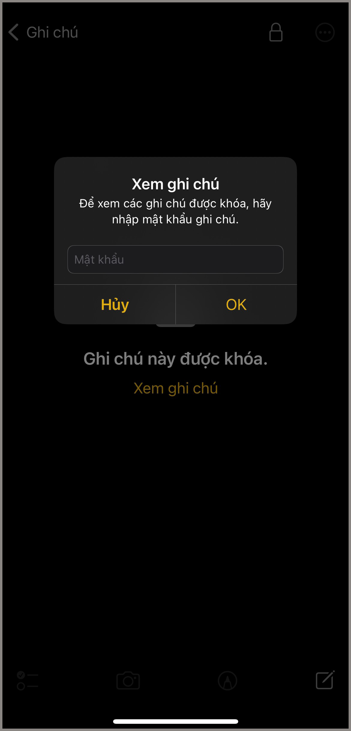 Khóa ghi chú cho iPhone Khóa ghi chú cho iPhone