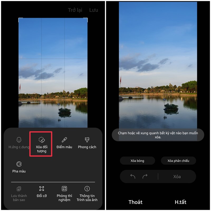 Hướng dẫn cách xóa vật thể trong ảnh bằng điện thoại Samsung siêu dễ