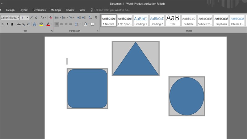 Cách chọn nhanh nhiều hình dạng hoặc các mục trong Word