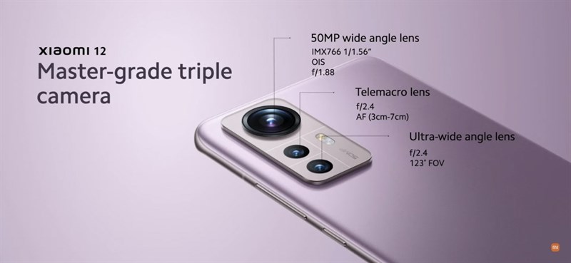 Hệ thống camera của Xiaomi 12