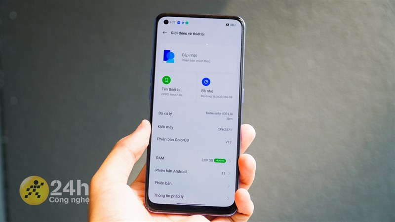 Cấu hình OPPO Reno7 5G mạnh mẽ với chip Dimensity 900 5G