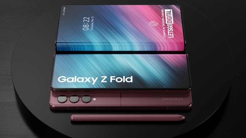 Hình ảnh concept Galaxy Z Fold thế hệ mới có 2 bản lề kép độc đáo Hình ảnh concept Galaxy Z Fold thế hệ mới có 2 bản lề kép độc đáo