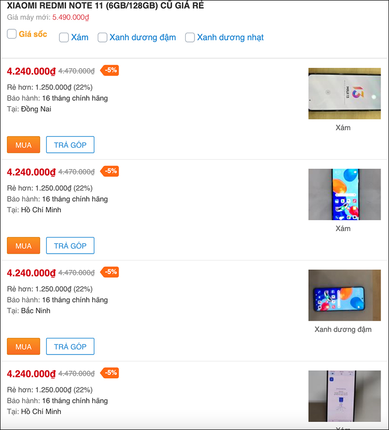 giá Xiaomi Redmi Note 11 cũ hiện tại giá Xiaomi Redmi Note 11 cũ hiện tại