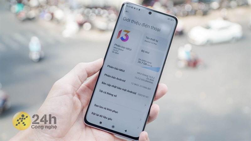 Thông số cấu hình Xiaomi 12 Pro
