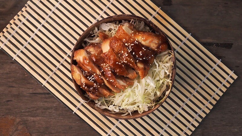 Món gà sốt Nhật Bản Teriyaki nhìn thôi cũng thấy đã nghiện rồi