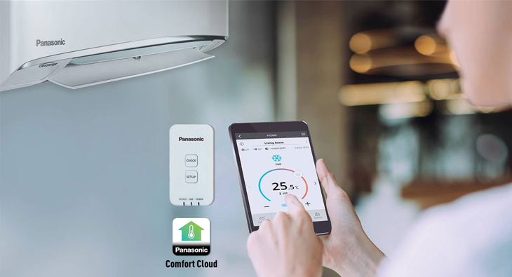 Kết nối thông minh với Panasonic Comfort Cloud qua Wifi